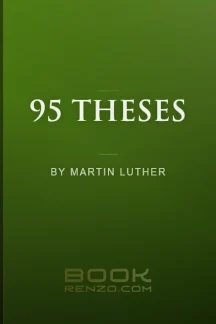 95 Theses by Martin Luther - book cover