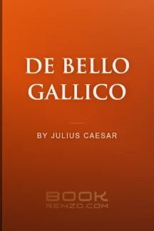 De Bello Gallico by Julius Caesar - book cover